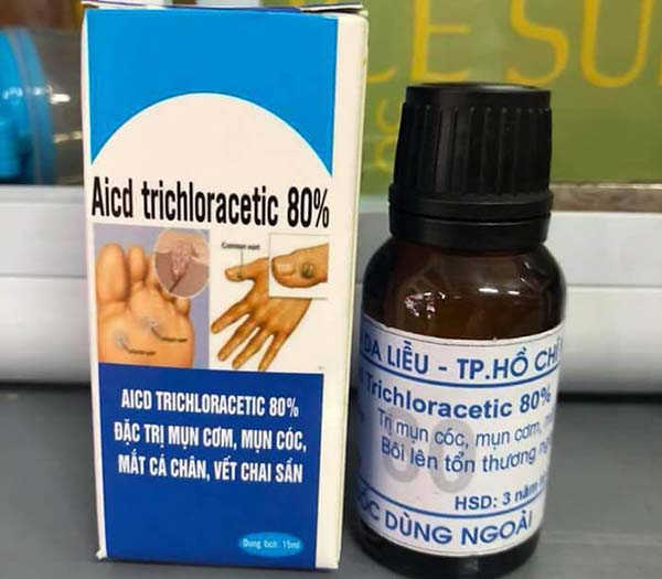 acid-trichloracetic-80 chữa sùi mào gà