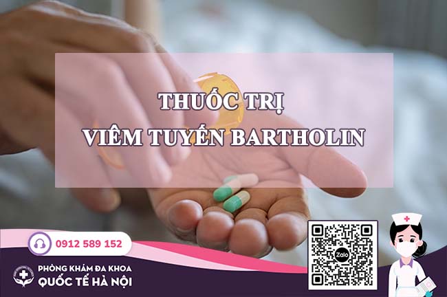 thuốc trị viêm tuyến bartholin