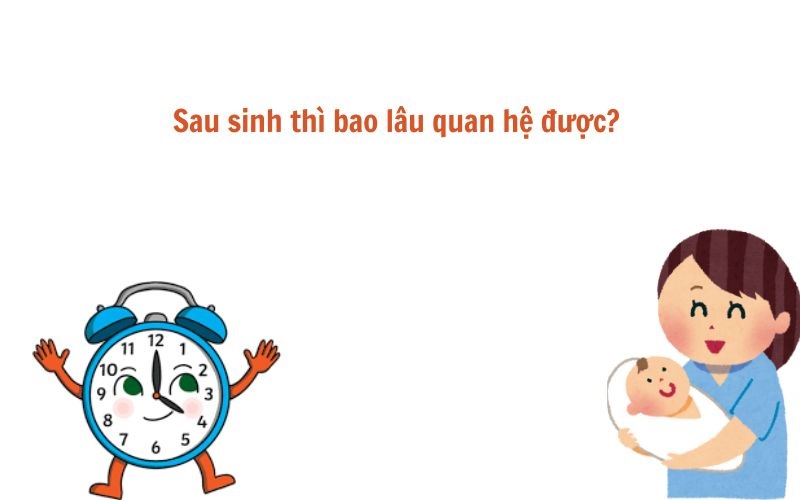 Sau sinh bao lâu thì quan hệ được?