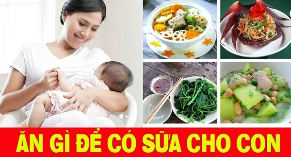 Sau sinh ăn gì cho nhiều sữa?