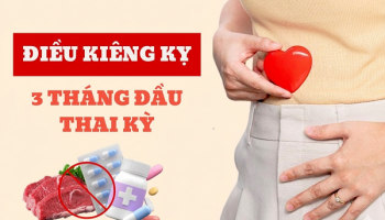 BÀ BẦU KIÊNG GÌ 3 THÁNG ĐẦU? BÁC SĨ TRẢ LỜI CHI TIẾT