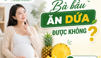 BÀ BẦU ĂN DỨA ĐƯỢC KHÔNG? BÁC SĨ TRẢ LỜI