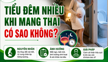 Tiểu đêm nhiều khi mang thai có sao không? Bác sĩ trả lời