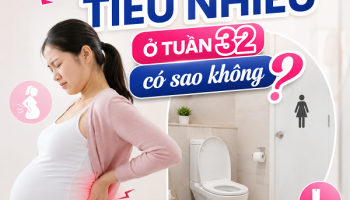 Bầu 32 tuần tiểu nhiều kèm đau lưng có nguy hiểm không?