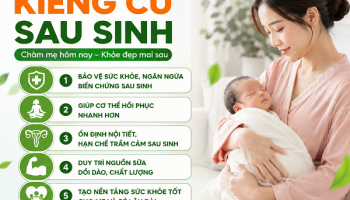 Vai trò của kiêng cữ sau sinh chị em ai cũng cần phải biết