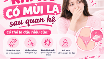 Khí hư có mùi lạ sau quan hệ là bị gì? [ Tìm hiểu nguyên nhân ]